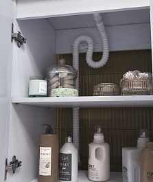 Vigo Мебель для ванной Urban 600-2-0 со столешницей под стиральную машину белая – фотография-10